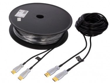 Fibre optic HDMI cables by Goobay