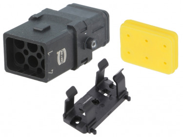 Han 1A series connectors and housings by Harting